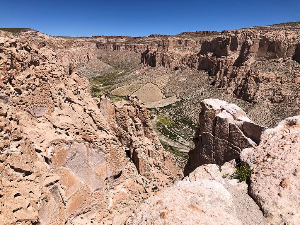 El cañón de la Anaconda del Salar de Uyini Bolivia