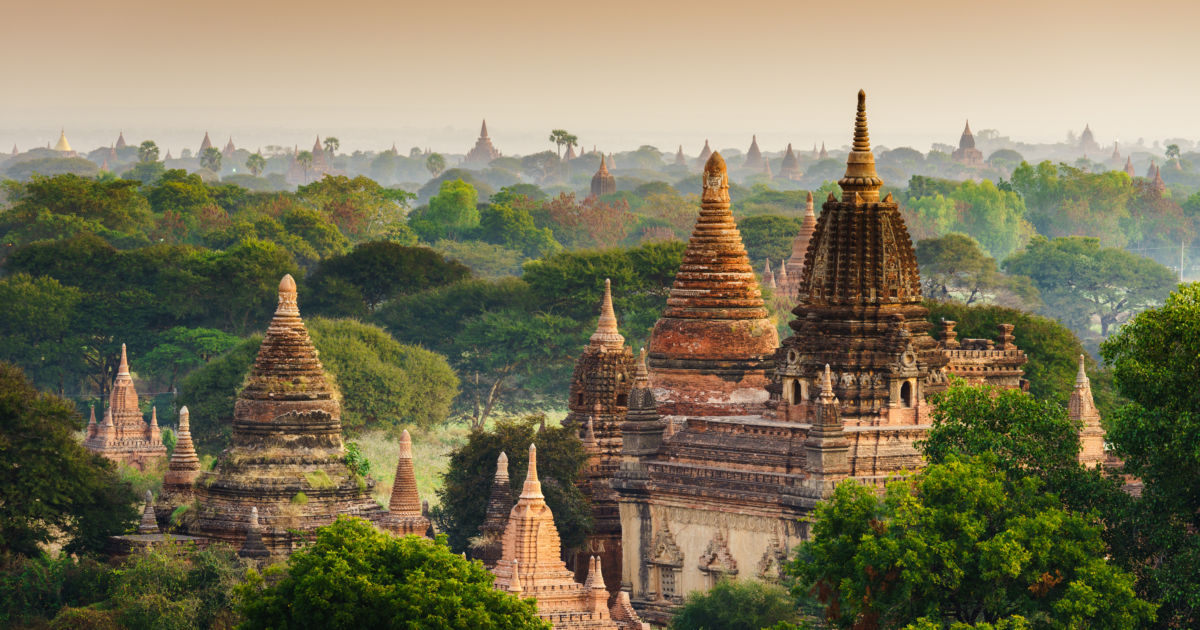 Templos de Bagan Mndalay Myanmar