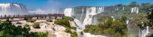 turismo Sudamérica panorama cataratas Iguazú en Argentina