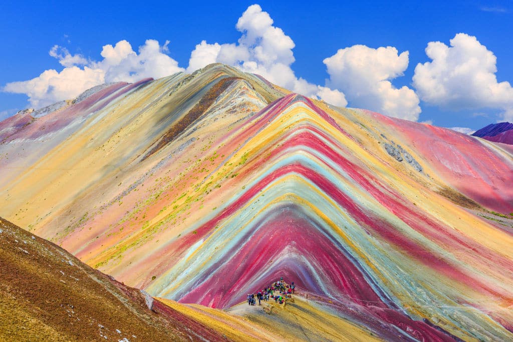 montaña de siete colores en Perú