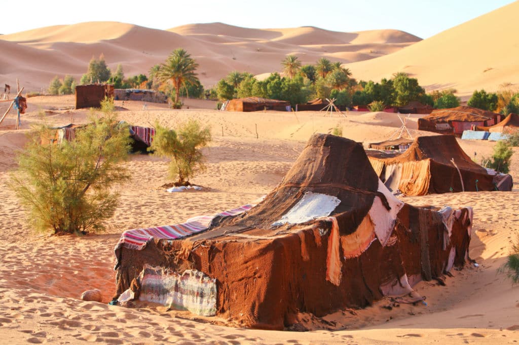 10 alojamientos insólitos en el mundo - una jaima en Marruecos