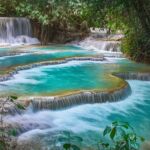 Visitar por libre Kuang Si Falls de Luang Prabang en Laos