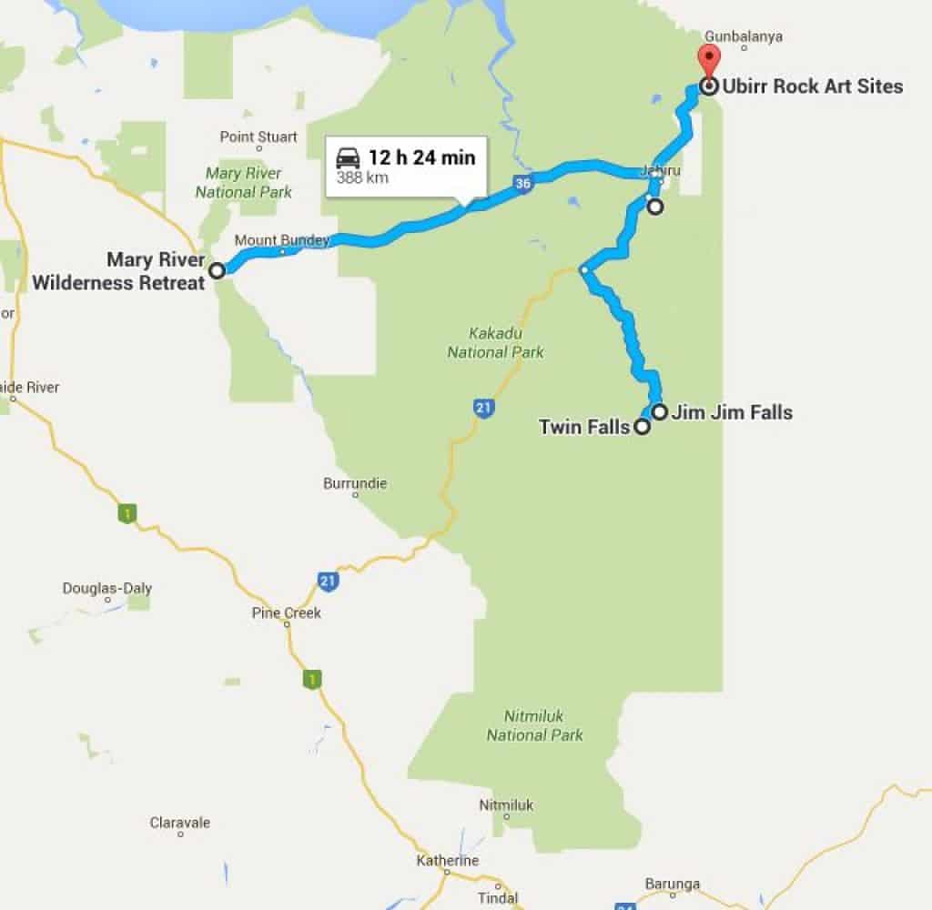 itinerario por el Kakadu National Park en Australia