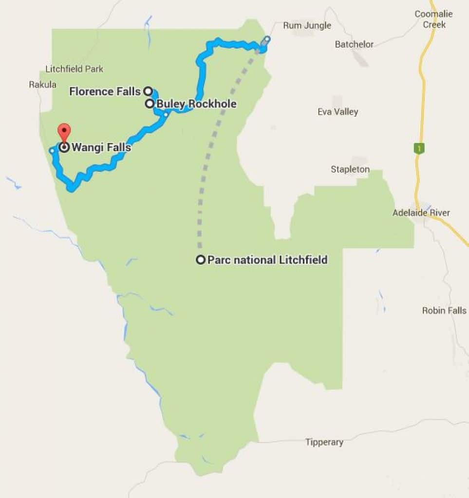 Itinerario por el Litchfield park de Australia