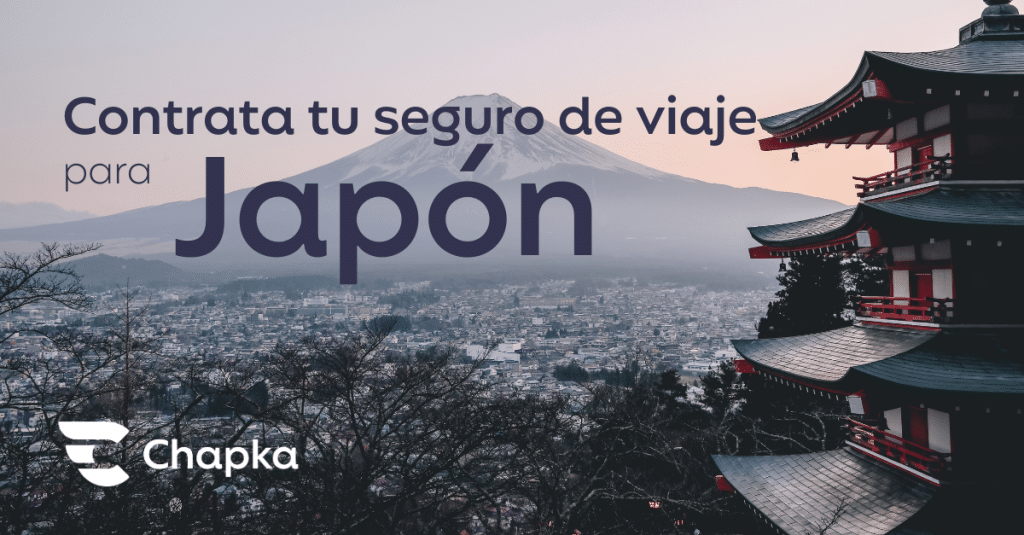 Contrata tu seguro de viaje para Japón