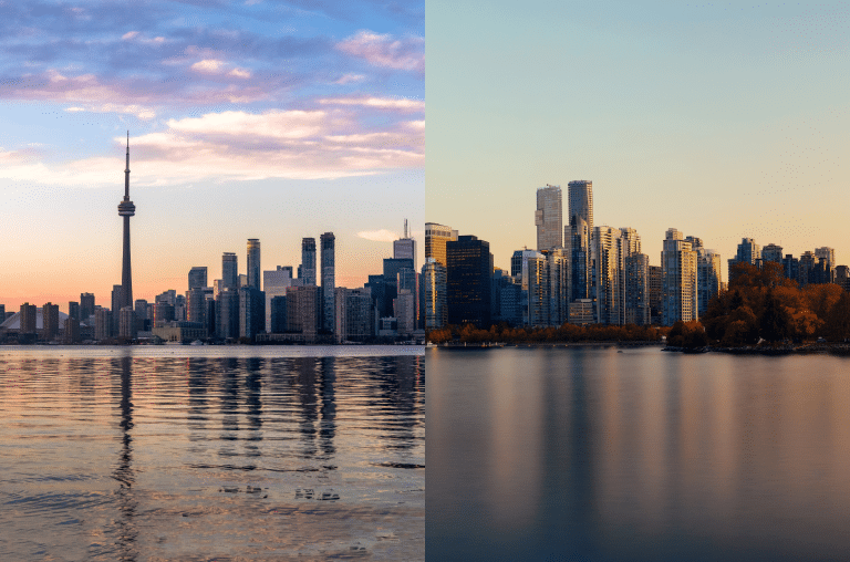 Toronto o Vancouver: qué ciudad es mejor para vivir en Canadá