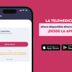 La telemedicina disponible desde nuestra app