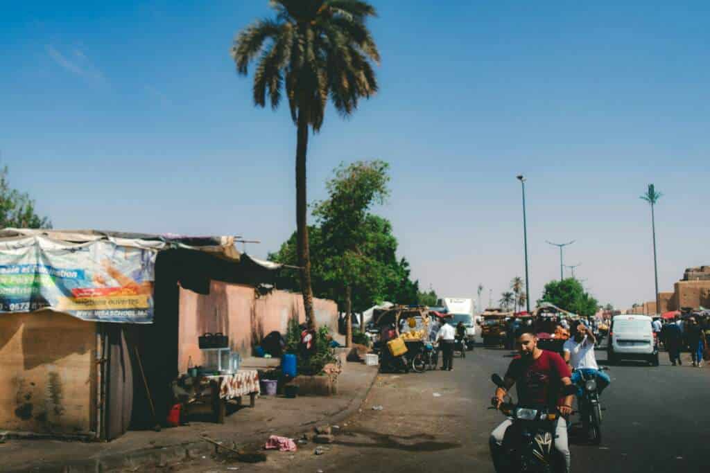 Conducir moto por Marruecos
