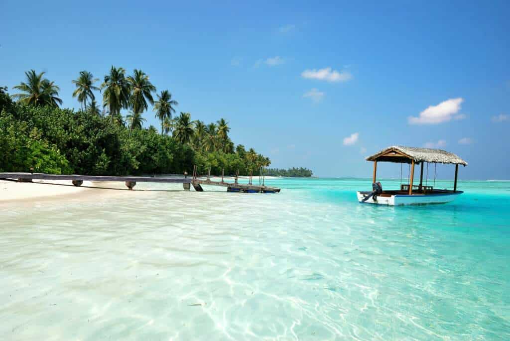 Escoger islas en Maldivas