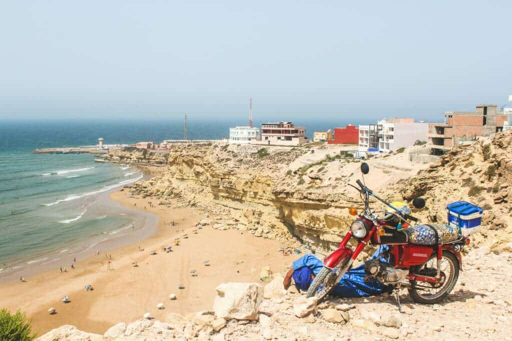 Motocicleta en Marruecos