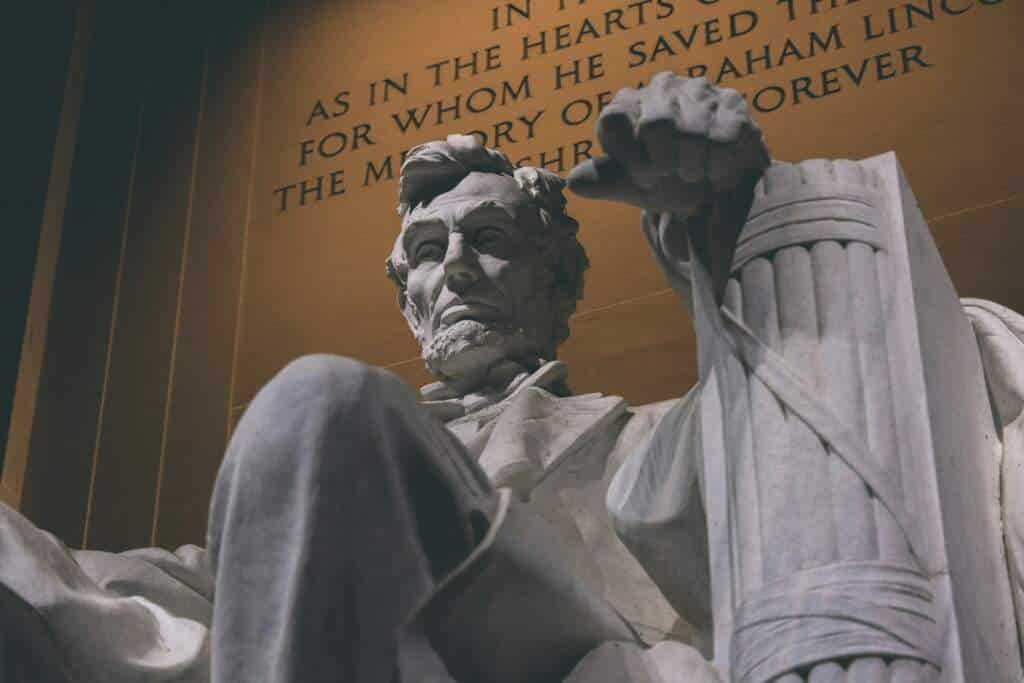 Lincoln Memorial al atardecer en Washington D.C.