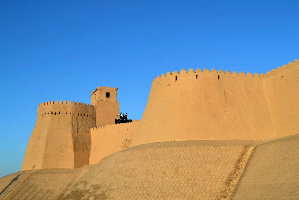 Ruta de viaje para Jiva en Uzbekistán